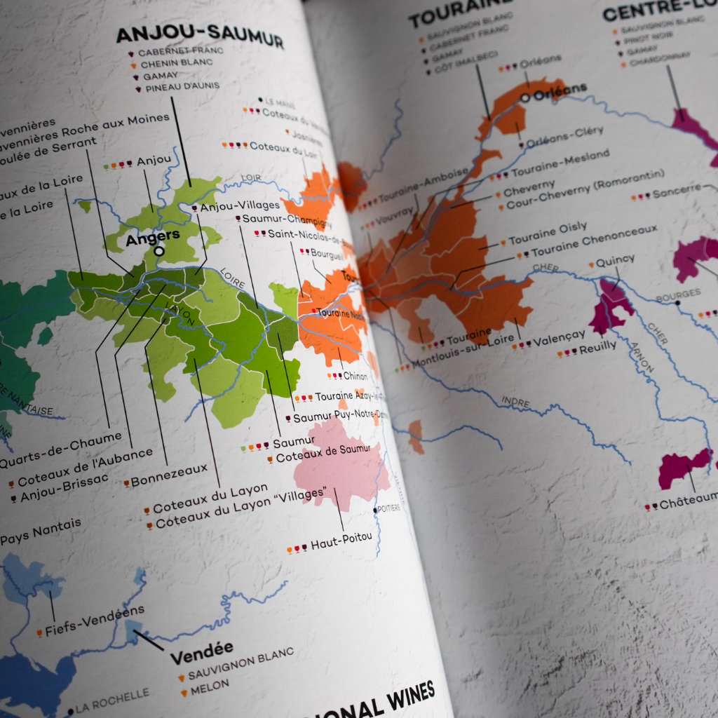 Wine Folly Map Book — Loire close-up